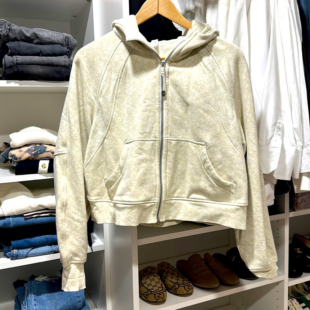 Lululemon Scuba cropped zip up hoodie size xs/s worn once